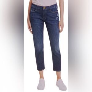 FRAME Denim Le Garcon crop in covant Mid-Rise Boyfriend Jean - Size 24